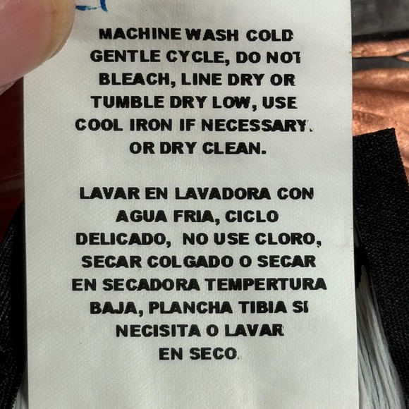 VTG Positive Attitude Blazer Women 16 Black Peach Lined Collar Y2K Party Evening - Picture 10 of 10